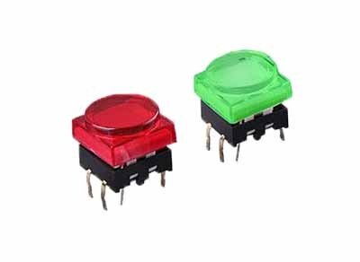 带灯轻触开关TS12-1R2-R1-1S